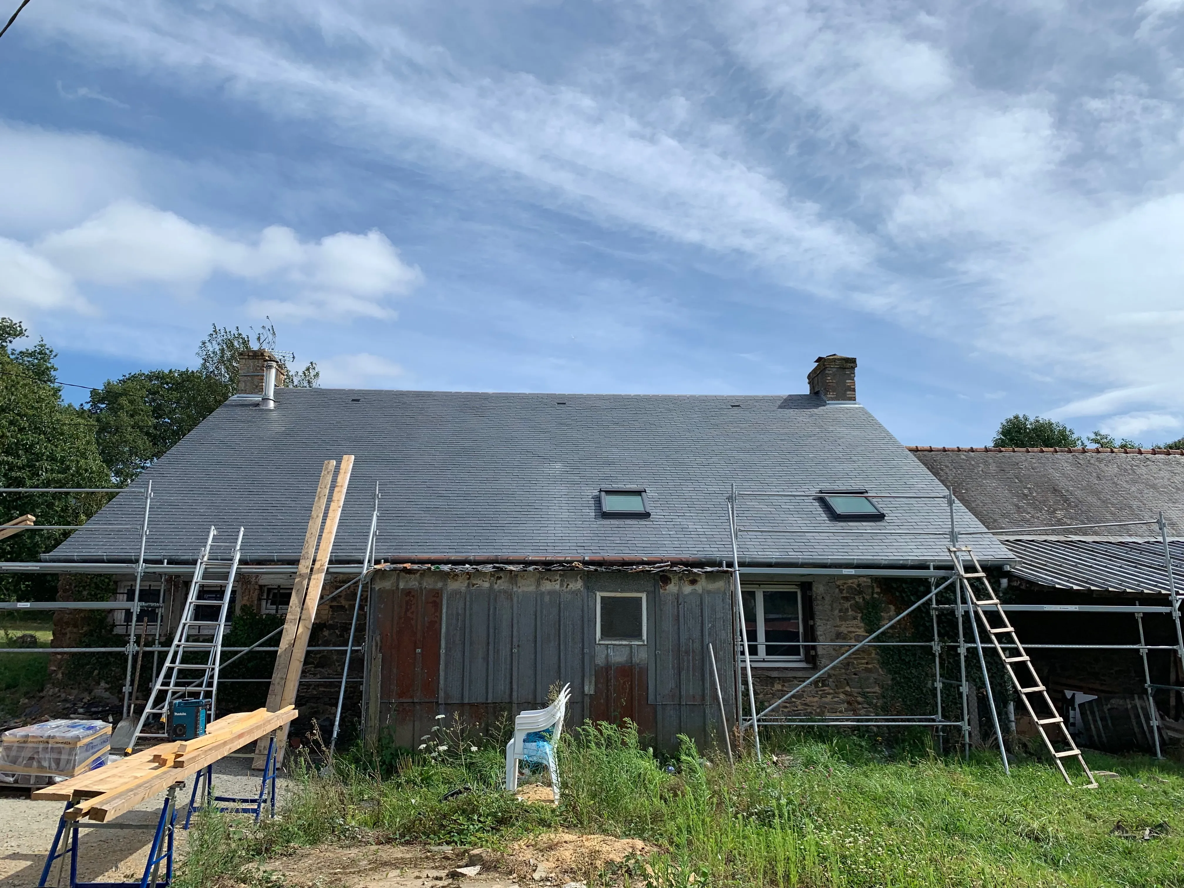 Rénovation complète zinguerie et couverture