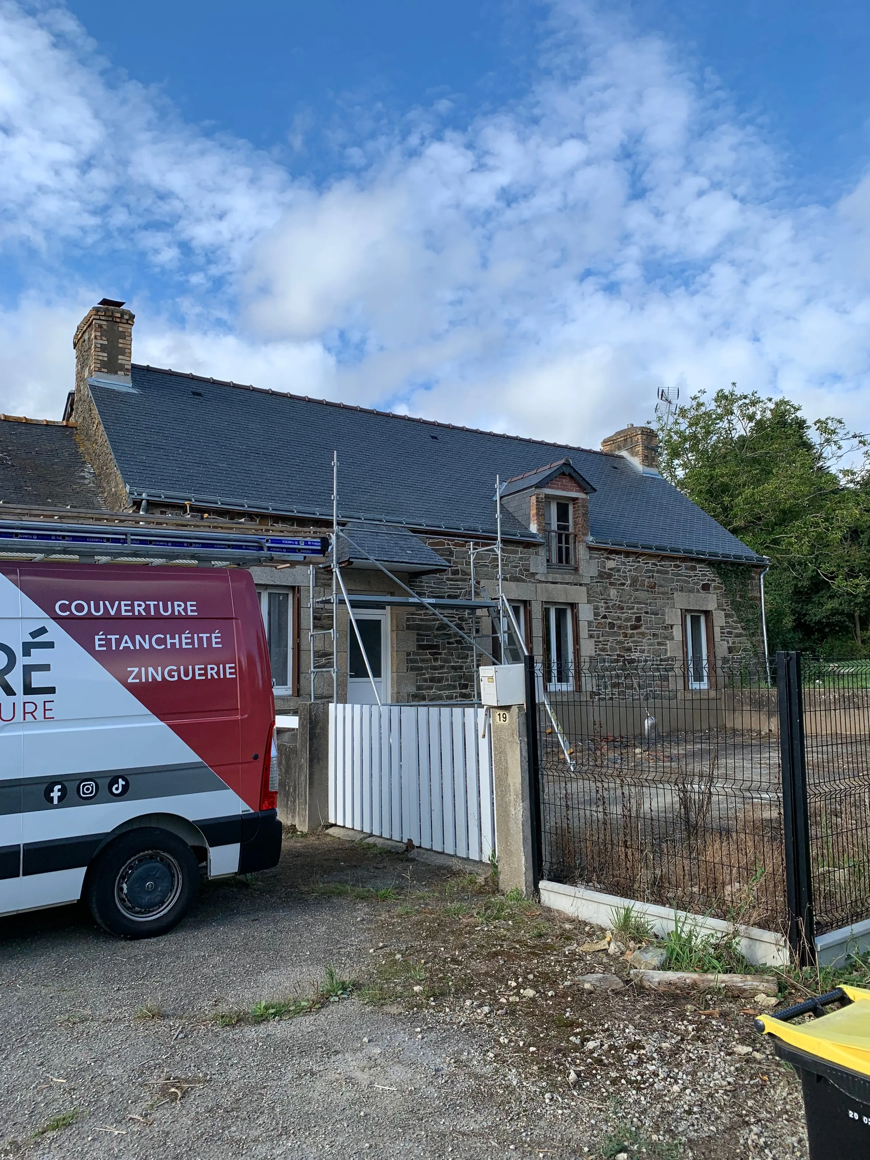 Toiture entièrement rénovée